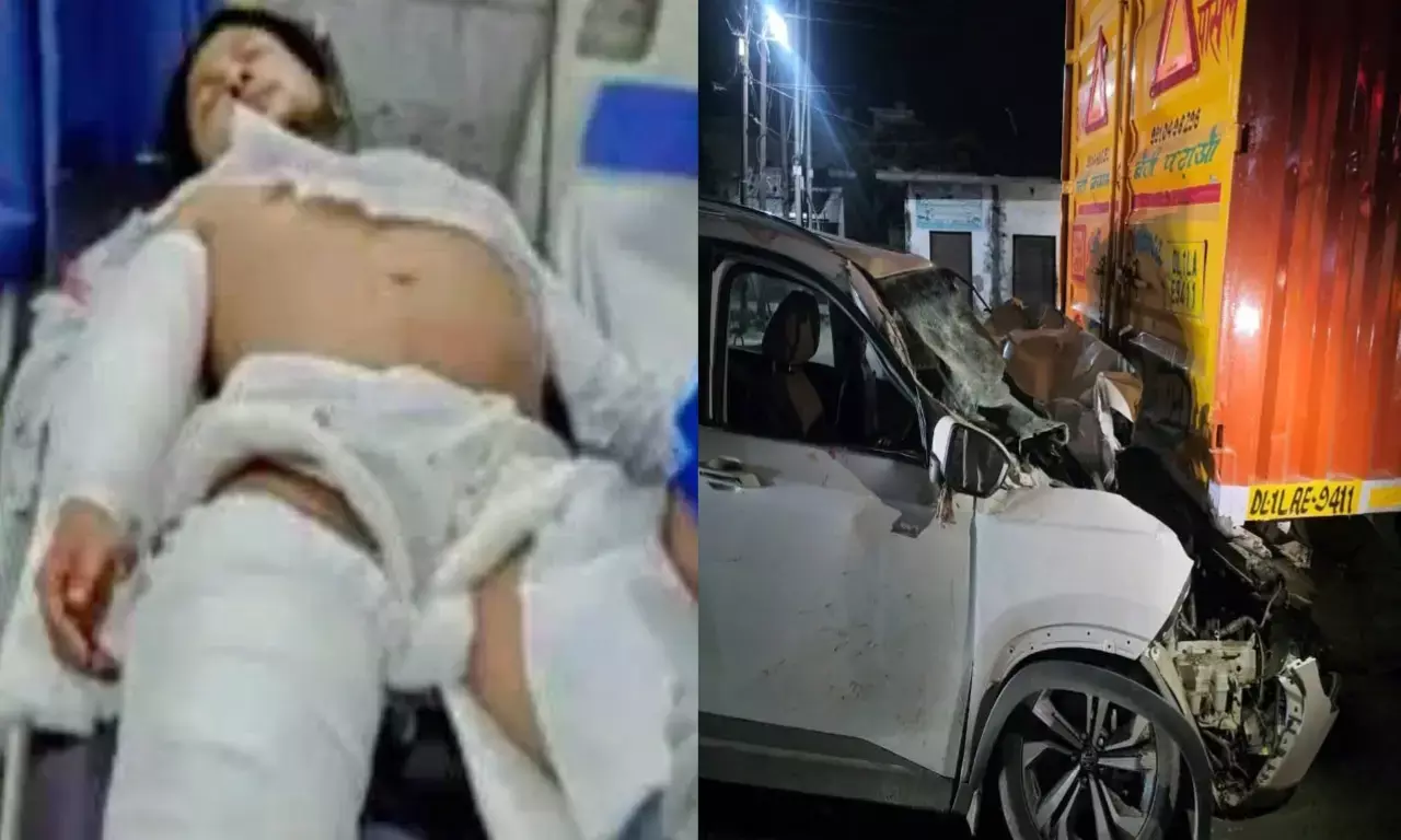Pawandeep accident: बॉलीवुड सिंगर का भीषण सड़क हादसा खड़े कंटेनर में घुसी कार, गायिकी दुनिया में छाया दुख Pawandeep accident: बॉलीवुड सिंगर का भीषण सड़क हादसा खड़े कंटेनर में घुसी कार, गायिकी दुनिया में छाया दुख