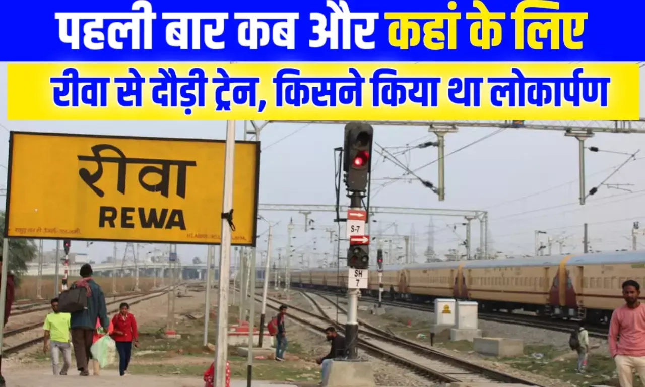 रीवा रेलवे स्टेशन से पहली बार कब और कहां के लिए दौड़ी थी ट्रेन, इस दिग्गज नेता ने दिखाई हरी झंडी आज बदल गई काया रीवा रेलवे स्टेशन से पहली बार कब और कहां के लिए दौड़ी थी ट्रेन, इस दिग्गज नेता ने दिखाई हरी झंडी आज बदल गई काया