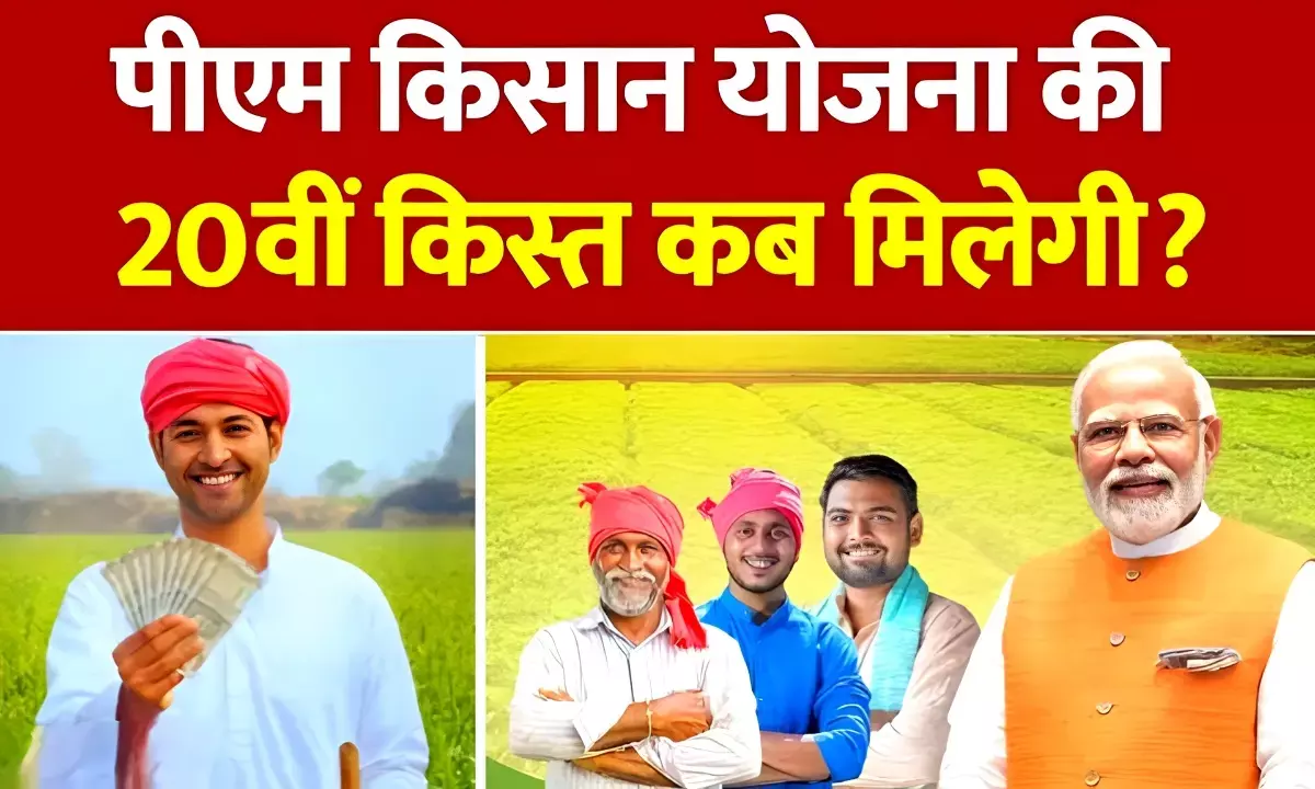 पीएम किसान 20वीं किस्त जल्द जारी! जानें स्टेटस व पूरी प्रक्रिया पीएम किसान 20वीं किस्त जल्द जारी! जानें स्टेटस व पूरी प्रक्रिया