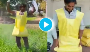 Desi jugaad; खेत में खाद डालने का सबसे सस्ता तरीका? किसान का ये देसी जुगाड़ तेजी से हो रहा वायरल