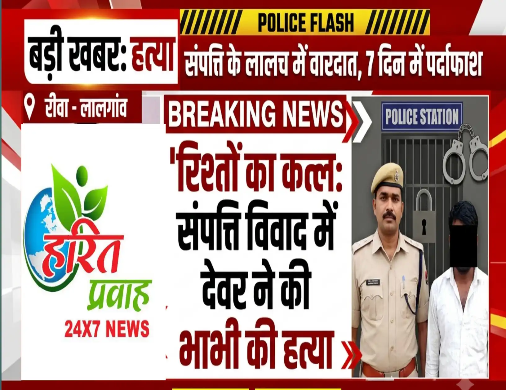 Crime news; रिश्तों का कत्ल संपत्ति के विवाद में देवर ने गला घोंटकर भाभी को उतारा मौत के घाट 2 Crime news